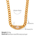 Necklace Women Fashion Cat's Eye LuminaLuxe