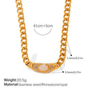 Necklace Women Fashion Cat's Eye LuminaLuxe