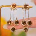 Earrings Fashionista Diamond Tassel EleganceDrops