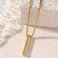 Necklace Men & Women Titanium Steel Pillar Elegance
