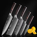 Kitchen Knife Set Damascus PrecisionSteel