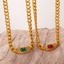 Necklace Women Fashion Cat's Eye LuminaLuxe