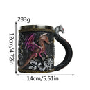 Mug Resin Dragon Stylish