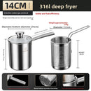 Fryer Pot with Strainer Oil-Saving Multi-function