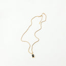 Necklace Trendsetters Black Gem EleganceTwist