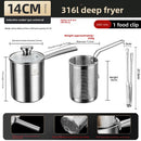 Fryer Pot with Strainer Oil-Saving Multi-function