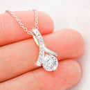Pendant Necklace Fashionistas Herringbone SparkleGlam