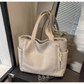 Tote Bag Women Large Capacity Soft Corduroy ChicCarry