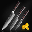 Kitchen Knife Set Damascus PrecisionSteel