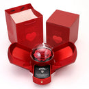 Hollow Heart Rose Necklace Set with Gift Box