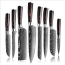 Kitchen Knife Set Damascus PrecisionSteel