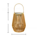 Outdoor Garden Homeowners Eco-Woven SolarGlow Lantern