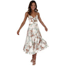 Women Adjustable Floral Dress Sleeveless - FloraChic