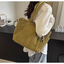 Tote Bag Women Large Capacity Soft Corduroy ChicCarry
