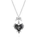 Necklace Gothic Heartfelt Elegance