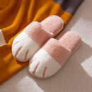 Cozy Unisex Plush Cat Claw Slippers WarmPaws