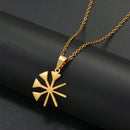 Adjustable Titanium Steel Pendant Necklace