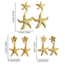 Earrings Women Starfish Holiday Shine