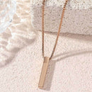 Necklace Men & Women Titanium Steel Pillar Elegance