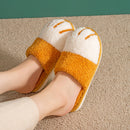 Cozy Unisex Plush Cat Claw Slippers WarmPaws