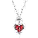 Necklace Gothic Heartfelt Elegance