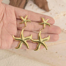 Earrings Women Starfish Holiday Shine