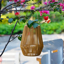 Outdoor Garden Homeowners Eco-Woven SolarGlow Lantern