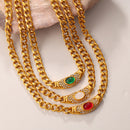 Necklace Women Fashion Cat's Eye LuminaLuxe