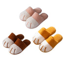 Cozy Unisex Plush Cat Claw Slippers WarmPaws