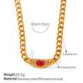 Necklace Women Fashion Cat's Eye LuminaLuxe