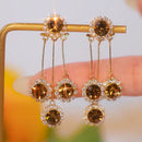 Earrings Fashionista Diamond Tassel EleganceDrops