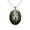 Gothic Unisex Crow Pendant DarkElegance